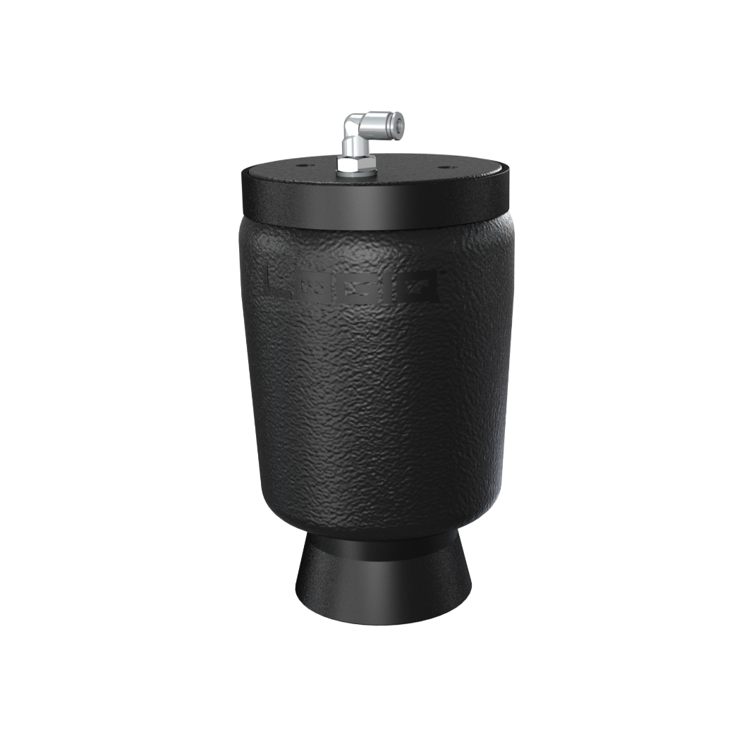 REPLACEMENT AIR SPRING (IQ-ASA-9000-LP) WITH ELBOW FITTING