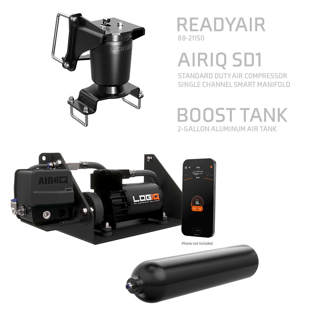 2015+ Ford F150 ReadyAIR Load Leveling Package