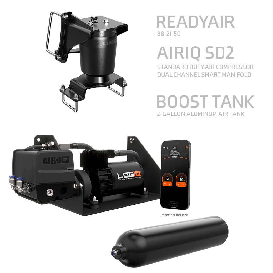 2015+ Ford F150 ReadyAIR Load Leveling Package