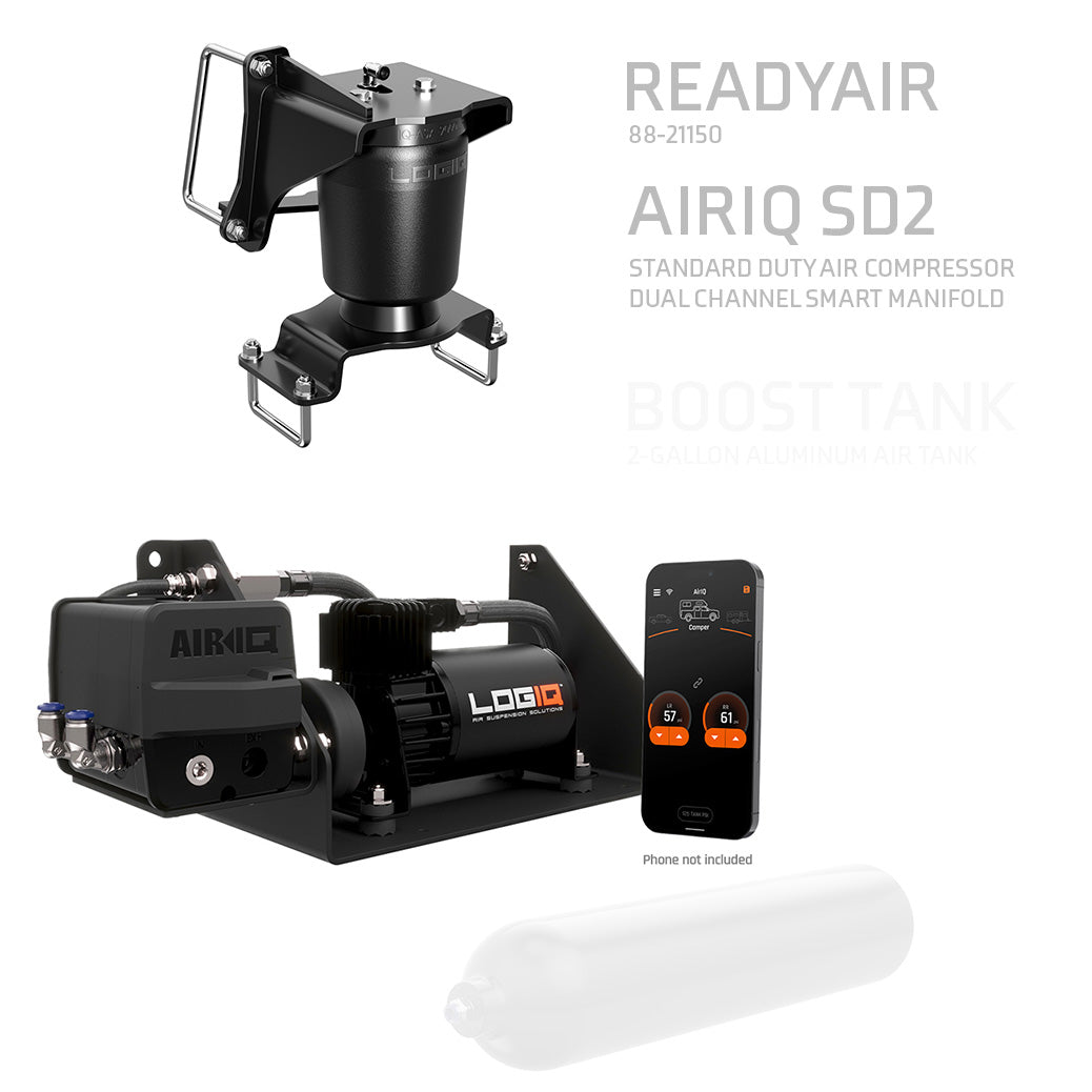 2015+ Ford F150 ReadyAIR Load Leveling Package