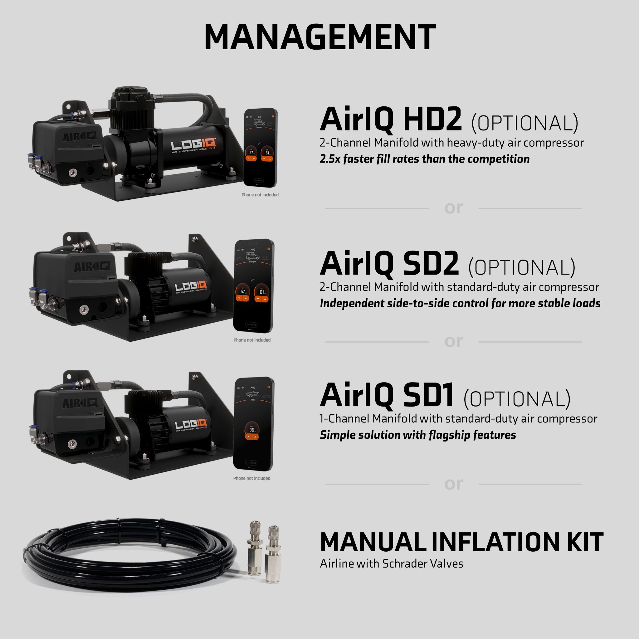 2011-2016 Ford F-250 / F-350 - Air Spring Kit